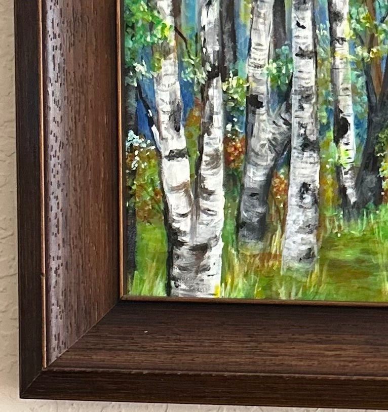 Birch Tree Forest - SOLD