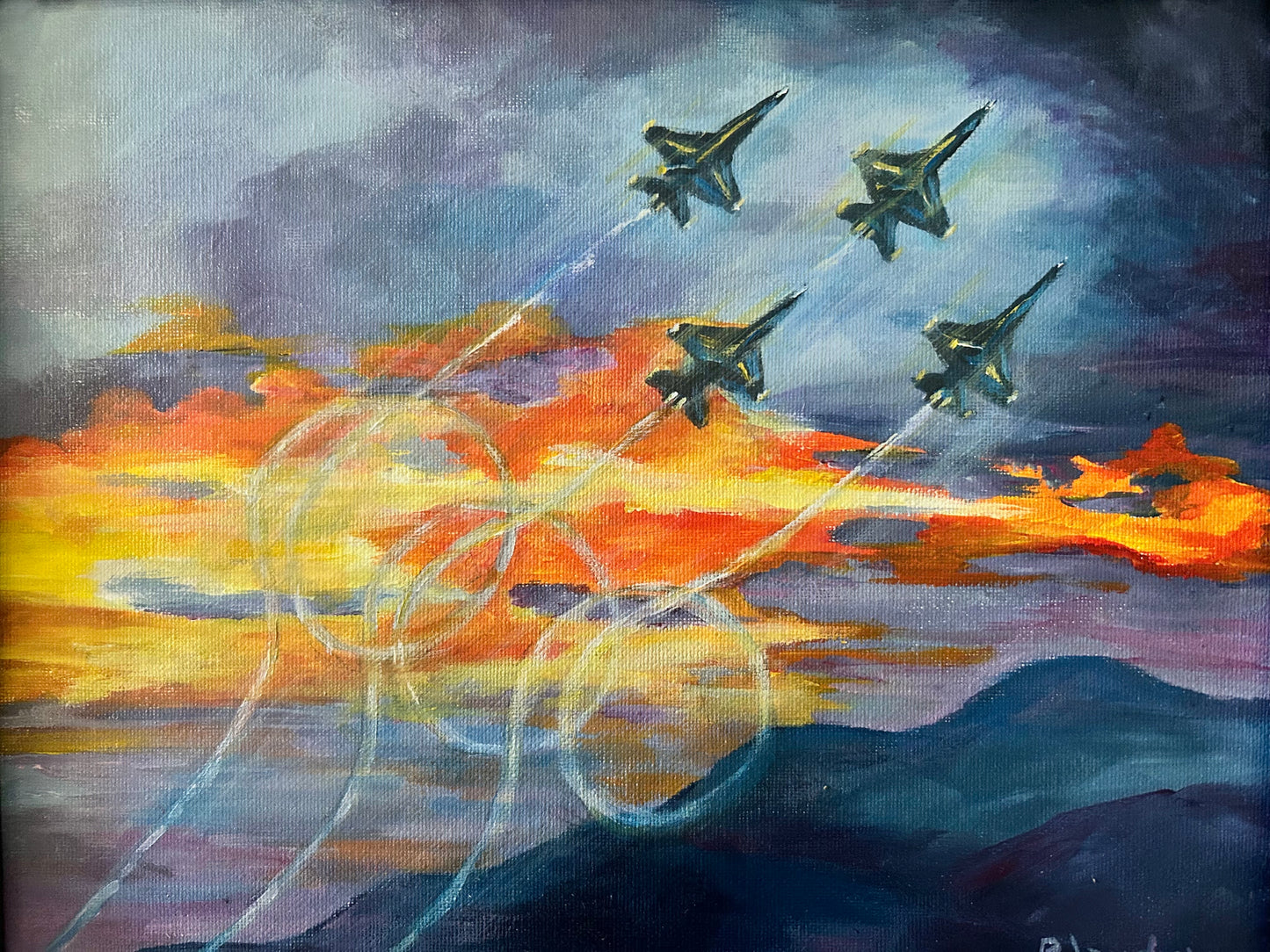 Blue Angels in Flight